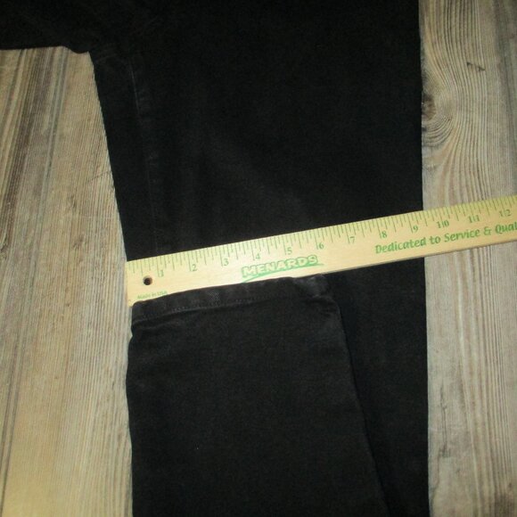 Vintage Women CK Calvin Klein Black Jeans High Rise Size 8 Msre 28x28 - Picture 11 of 13
